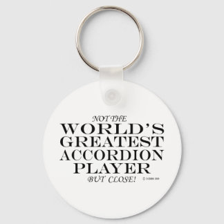 Greatest Accordion Player Close Key Ring