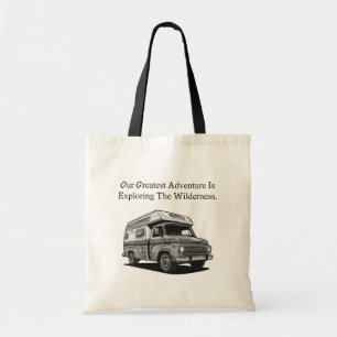 Greatest Adventure Exploring Wilderness Outdoor Tote Bag