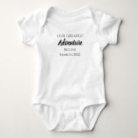 Greatest Adventure Infant Outfit- Announcement