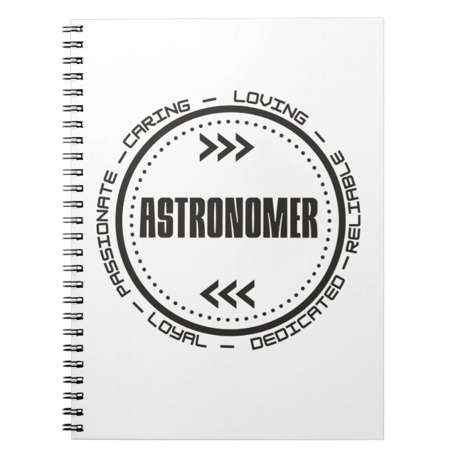 Greatest Astronomer Notebook (Front)