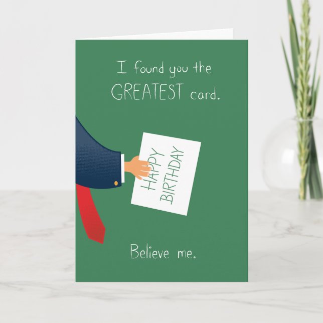 GREATEST birthday card (Front)