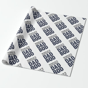 Greatest Dad Bod Wrapping Paper