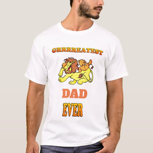 Greatest Dad Ever Basic T-Shirt (Front)