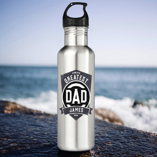 Greatest Dad Ever Modern Father's Day Gift 710 Ml Water Bottle