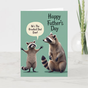 Greatest Dad Forest Friends Card