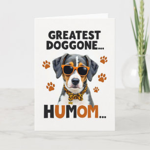 Greatest Dog Mom Doggy Portrait Card