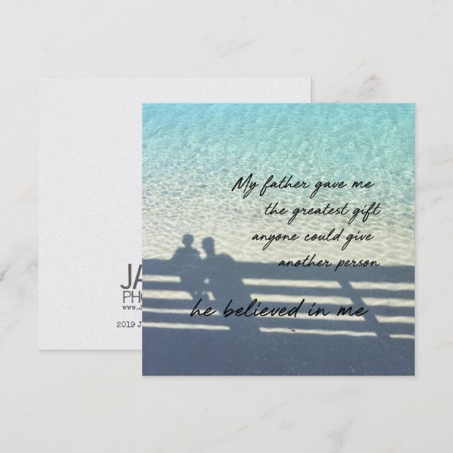 GREATEST GIFT 5.25 x 5.25 card (Front/Back)