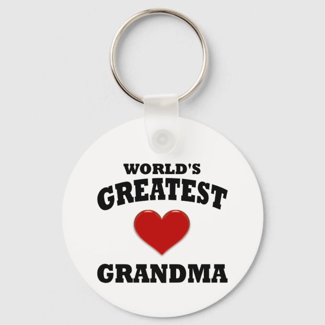 Greatest Grandma Key Ring (Front)