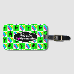 GREATEST GYMNAST DESIGN LUGGAGE TAG
