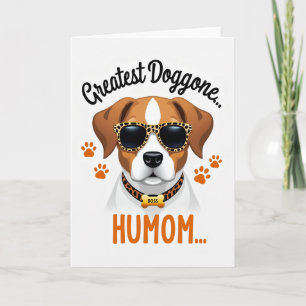 Greatest Humom Dog Boss Card