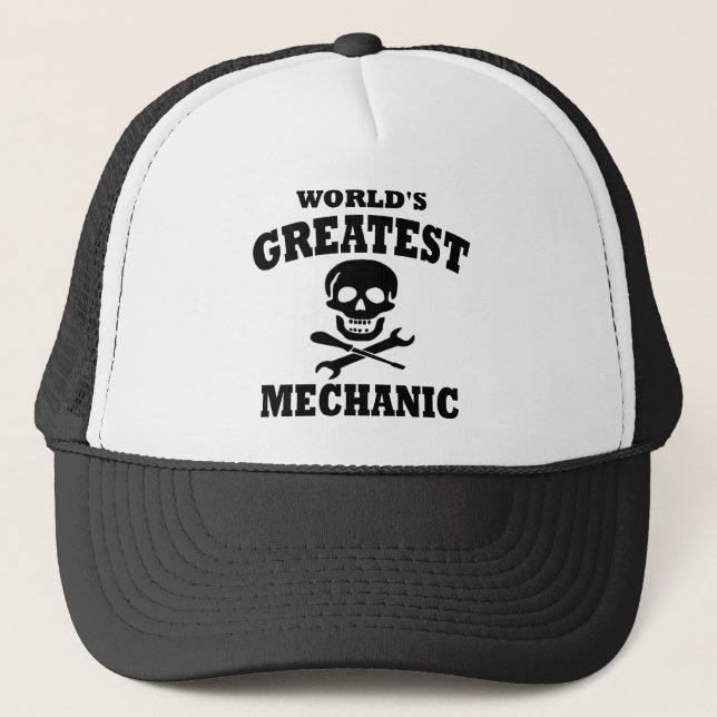 Greatest Mechanic Trucker Hat (Front)