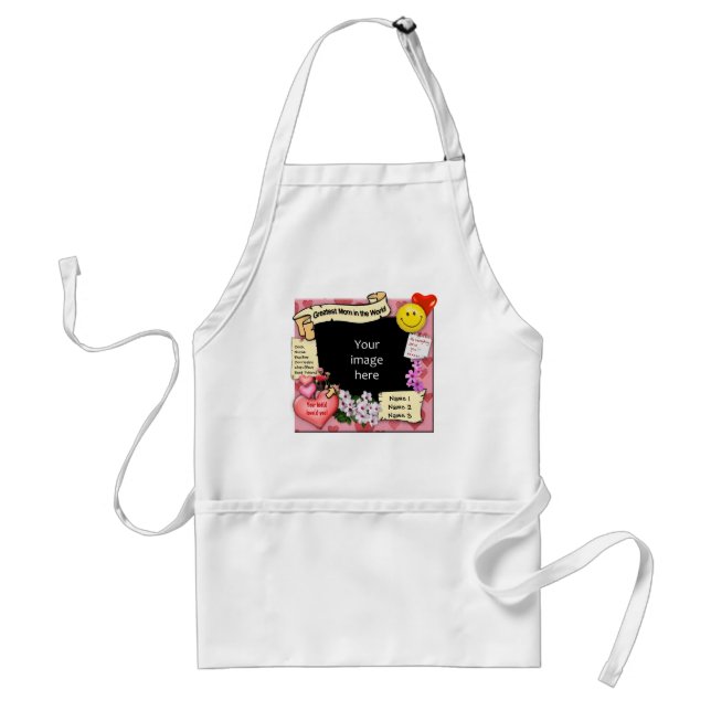 Greatest Mum (customisable) Standard Apron (Front)