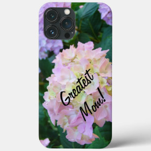 Greatest Mum! iPhone cases skins Hydrangea Flowers