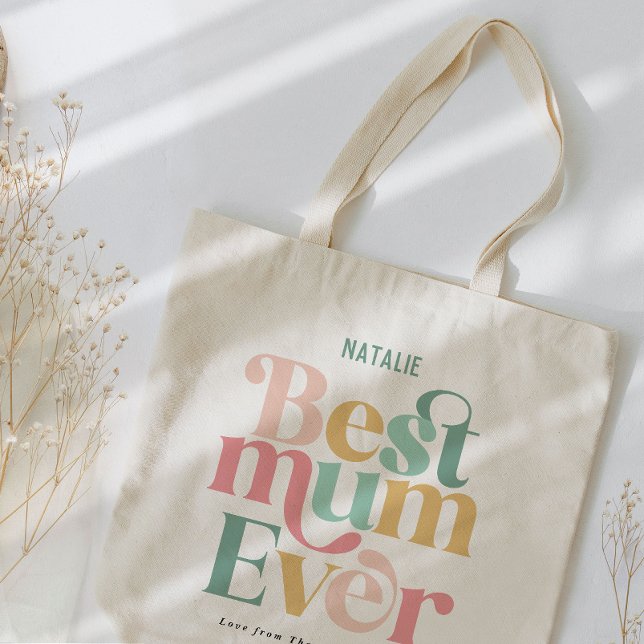 Greatest Mum multi photo elegant stylish Tote Bag (Creator Uploaded)