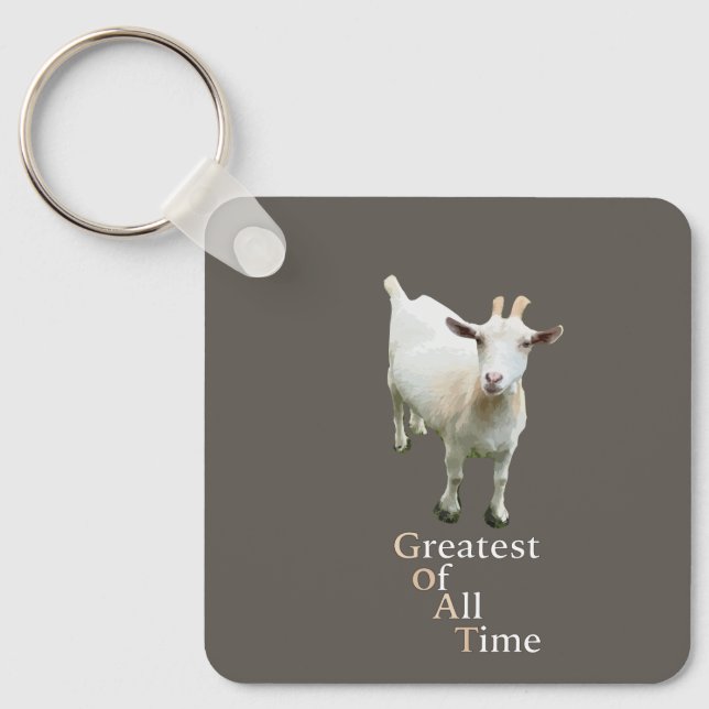 Greatest of all time Goat Key Ring (Front)