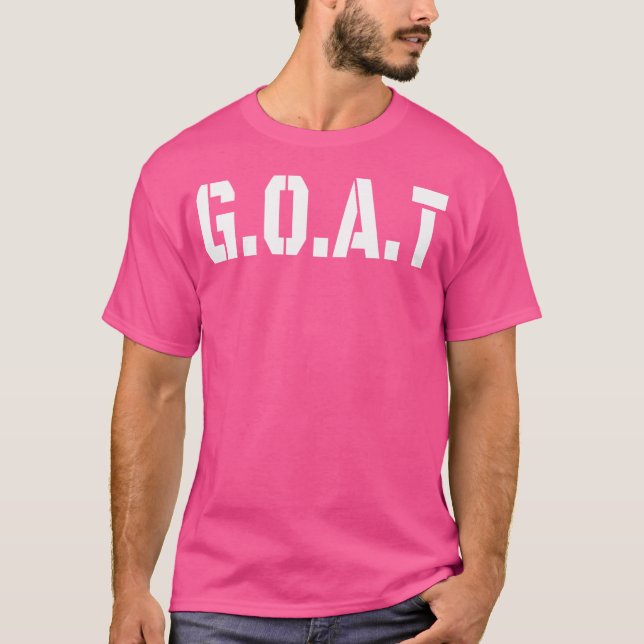 Greatest Of All Time Goat T-Shirt (Front)