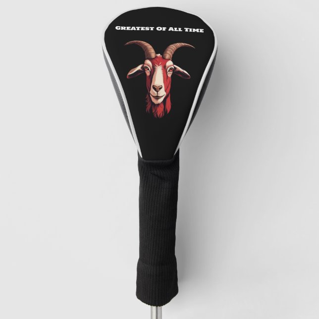 Greatest Of All Time Golf Head Cover (Front)