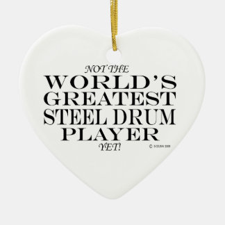 Greatest Steel Drum Player Yet Ceramic Tree Decoration