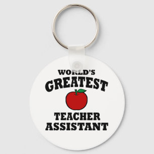 Greatest Teacher Assistant Key Ring