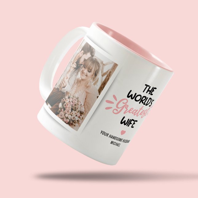 Greatest Wife 2 Photo Two-Tone Coffee Mug (Creator Uploaded)