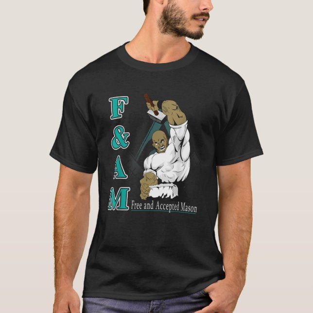Greats Mason Free And Accepted Mason F AM Father s T-Shirt (Front)