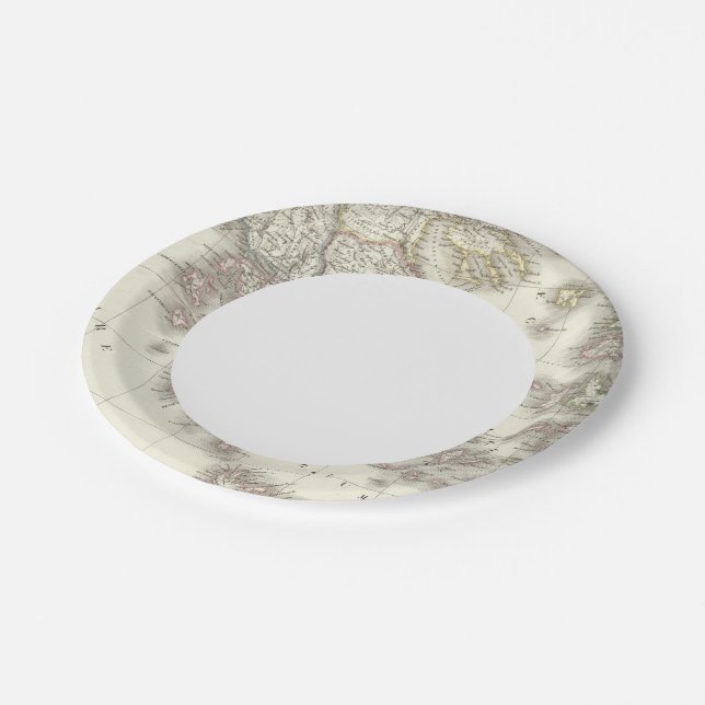Grece ancienne - Ancient Greece Paper Plate (Angled)
