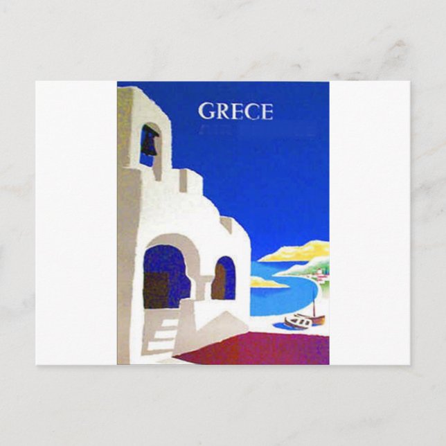 grece vintage postcard (Front)