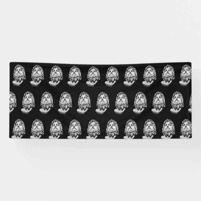 Greco Roman Bust Banner (Horizontal)
