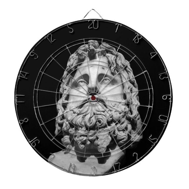 Greco Roman Bust Dartboard (Front)