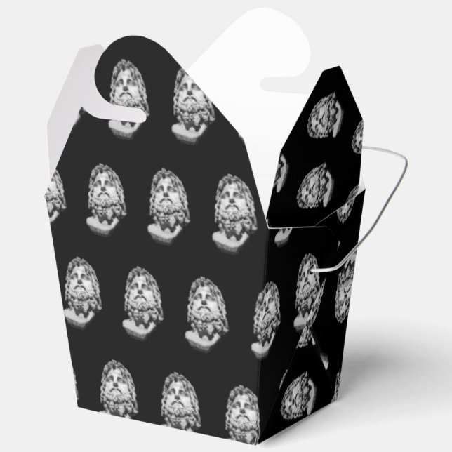Greco Roman Bust Favour Box (Open)