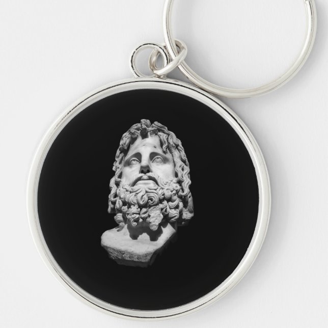 Greco Roman Bust Key Ring (Front)