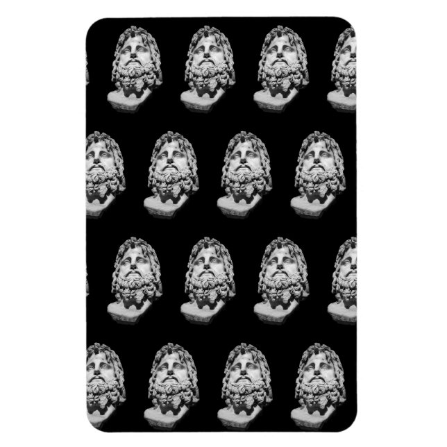 Greco Roman Bust Magnet (Vertical)