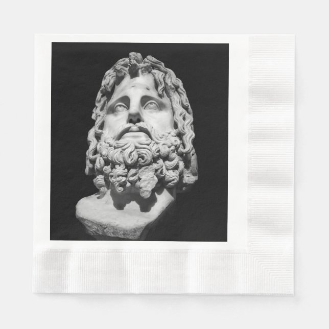 Greco Roman Bust Napkin (Front)