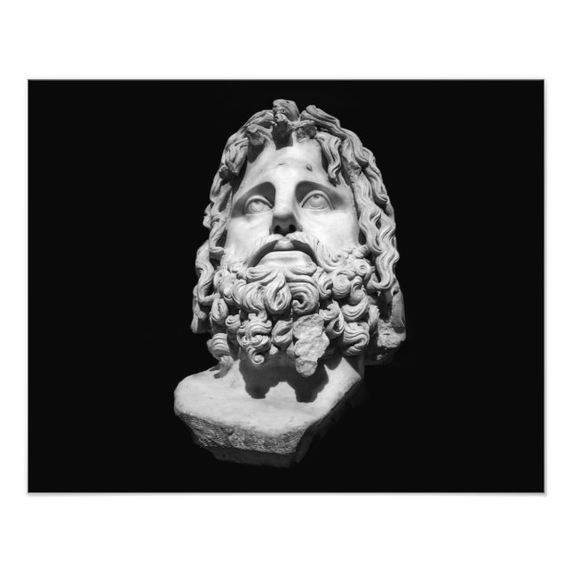 Greco Roman Bust Photo Print (Front)