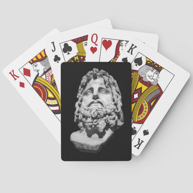 Greco Roman Bust Playing Cards (Back)