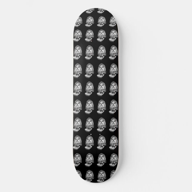 Greco Roman Bust Skateboard (Front)