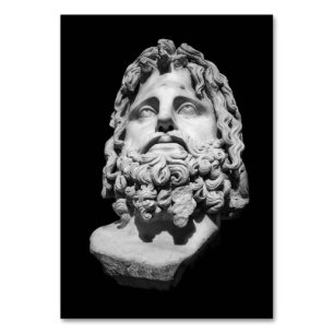 Greco Roman Bust Table Number