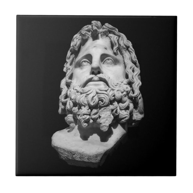 Greco Roman Bust Tile (Front)