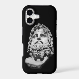 Greco Roman Marble Bust Classical Black and White