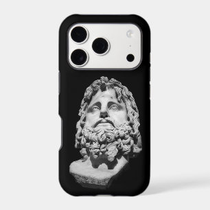 Greco Roman Marble Bust Classical Black and White