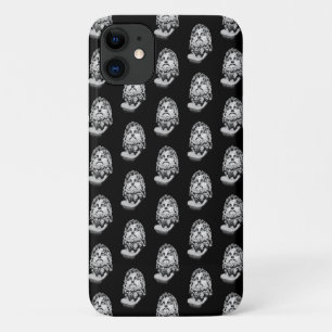 Greco Roman Marble Bust Classical Black and White Case-Mate iPhone Case