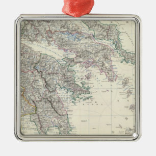 Greece 3 metal tree decoration