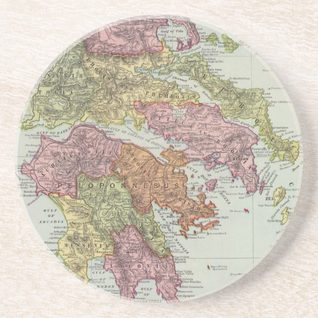 Greece 4 2 coaster (Front)