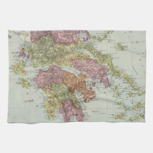 Greece 4 2 tea towel