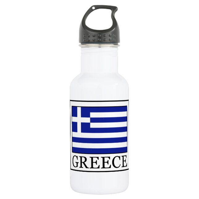 Greece 532 Ml Water Bottle (Front)