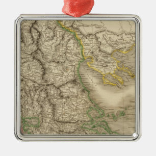 Greece 5 metal tree decoration