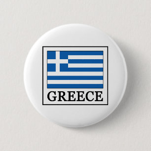 Greece 6 Cm Round Badge