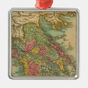 Greece 8 metal tree decoration