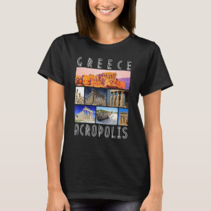 Greece Acropolis Famous Sights Athens Souvenir T-Shirt