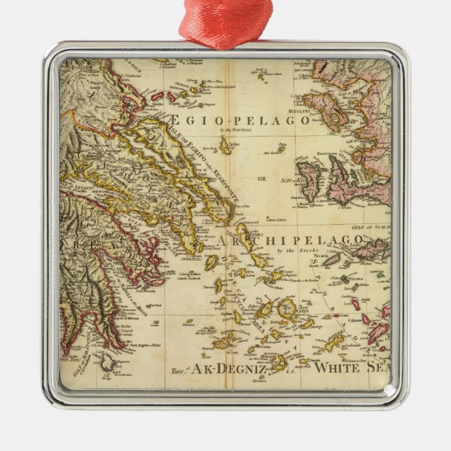 Greece, Anadoli Metal Tree Decoration (Front)